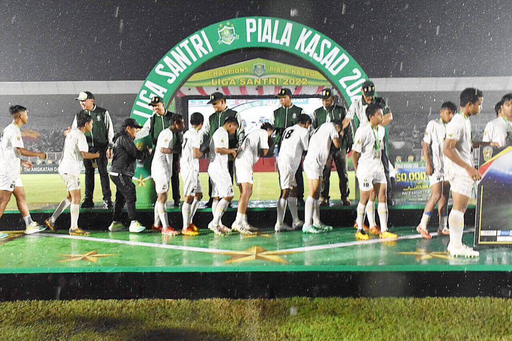 kontingen jatim 3 liga santri piala kasad yang berhasil sebagai juara 2