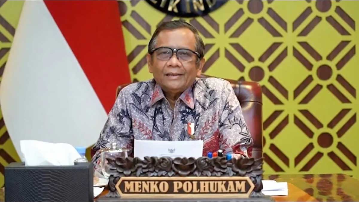 Menkopolhukam Mahfud MD. (ist) - Mahfud MD: Lempar Tanggung Jawab Bukti Liga Kacau