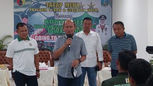 pangdam brawijaya dan gubernur beri semangat kontingen jatim 3
