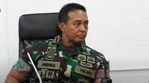 Panglima TNI Jenderal Andika Perkasa. (ist) - Anggota TNI Tendang Suporter di Stadion Kanjuruhan, Jenderal Andika: Bukan Mempertahankan Diri