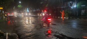 perbaikan drainase ruas jalan kota bojonegoro percepat surutnya air