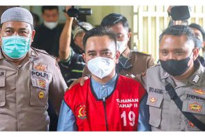 Persidangan MSAT. (ist) - Mas Bechi Anak Kiai Jombang Dituntut 16 Tahun Penjara Kasus Pemerkosaan Santriwati