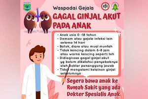 Pesan yang disebarkan oleh Dinkes Batu melalui Media Sosial. (ist) - Dinkes Batu: Kasus Gagal Ginjal Akut Misterius Masih Nihil