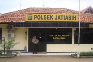 Polsek Jatiasih. (ist) - Tahanan Polsek Jatiasih Kabur Usai Bobol Kamar Mandi