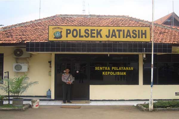 Polsek Jatiasih. (ist) - Tahanan Polsek Jatiasih Kabur Usai Bobol Kamar Mandi