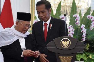 Presiden Jokowi dan Wapres Ma'ruf. (ist) - Jokowi Terbitkan Perpres Badan Pengarah Papua Dipimpin Wapres Ma'ruf