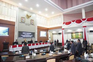 Rapat Paripurna DPRD Batu tentang Raperda APBD 2023. (ist) - Wali Kota Batu Menyampaikan Raperda APBD TA 2023
