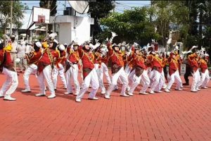 salah satu aksi pocil polres batu dalam kegiatan apel di mapolres batu
