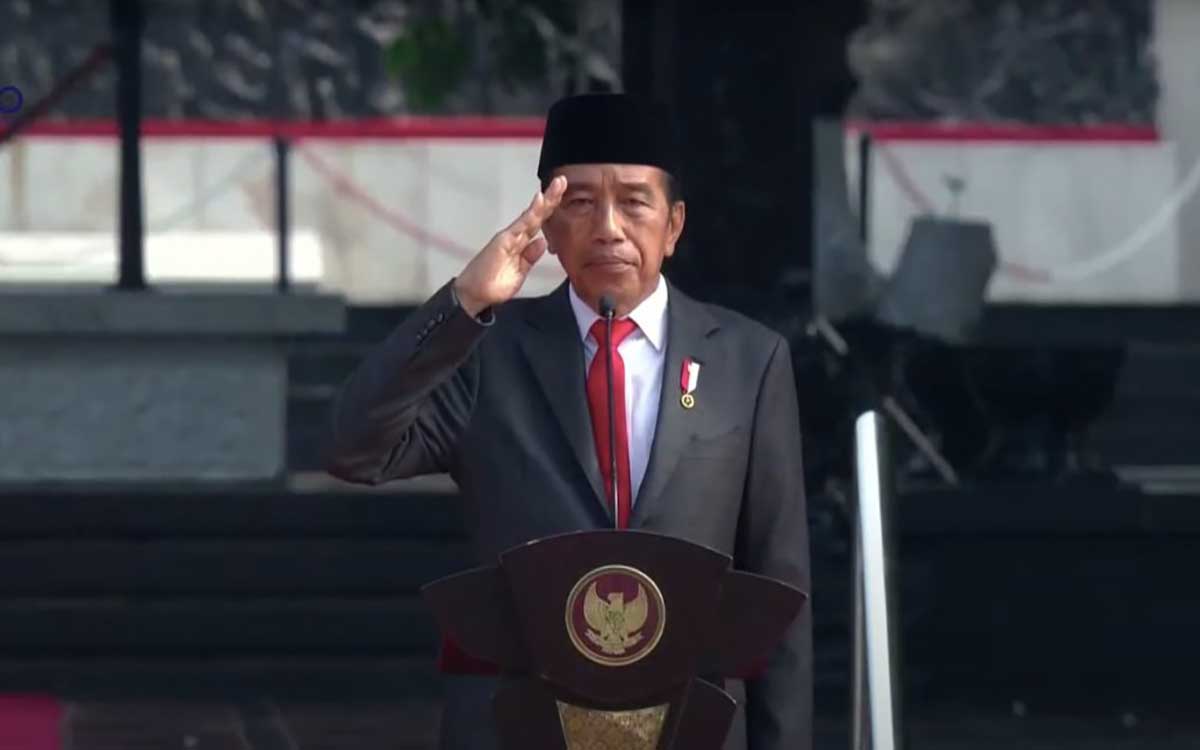 Upacara Hari Kesaktian Pancasila. (ist) - Hari Kesaktian Pancasila, Jokowi: Indonesia Tetap Pegang Teguh Pancasila