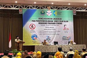 Wali Kota Malang, Sutiaji, saat memberikan arahan. (bim) - Kampanye STBM Lima Pilar Tingkat Kelurahan Dukung Penurunan Stunting