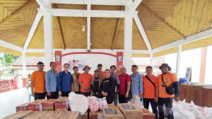 bantuan pwi dan empat lembaga kepada korban bencana alam di malang selatan ok