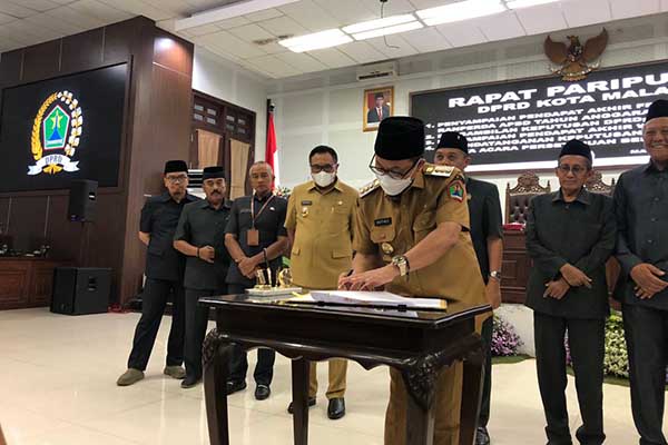 DPRD Kota Malang Setujui Kenaikan PAD Kota Tahun 2023