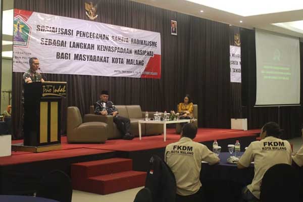 Dandim 0833 sosialisasi bahaya radikalisme. (ist) - Dandim 0833 Sosialisasi Bahaya Radikalisme