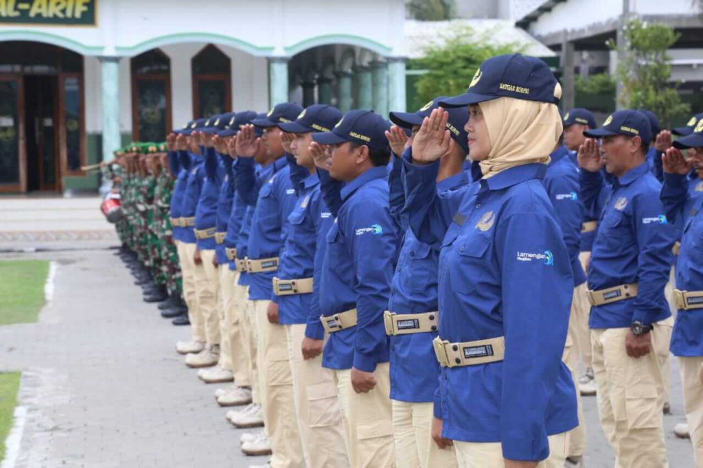 diklat satgas korpri di lamongan berakhir