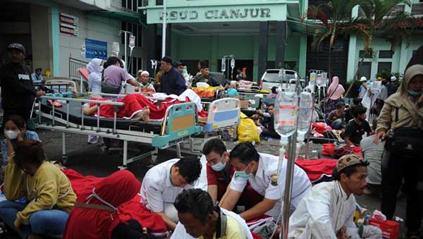 Gempa Cianjur. (ist)