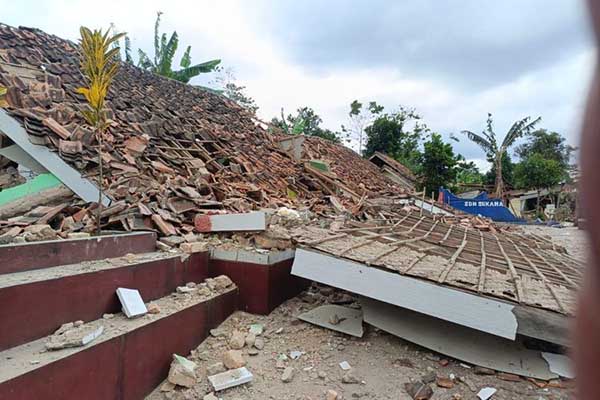 Gempa Cianjur. (ist) - Gempa Cianjur Tewaskan 46 Orang dan Ratusan Luka-Luka