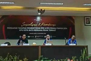 Kpu Batu Gelar Rakor terkait persiapan tahapan penerimaan anggota badan ad hoc KPU Batu. (ist) - KPU Batu Gelar Rakor Persiapan Tahapan Perekrutan Badan Ad Hoc