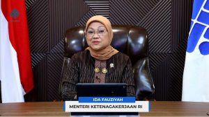 Menaker Ida Fauziyah. (ist) - Menaker Tetapkan UMP 2023 Tak Boleh Naik Lebih dari 10 Persen