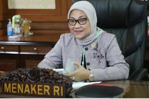 Menaker Ida Fauziyah. (ist) - UMP 2023 Pasti Naik, Lebih Besar dari 2022