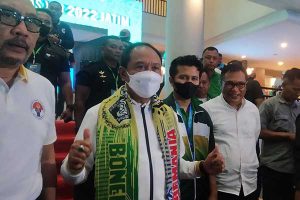 Menteri Pemuda dan Olahraga (Menpora), Zainudin Amali. (ws6) - Kelanjutan Kompetisi BRI Liga Satu Masih Menunggu Koordinasi Dengan Polri