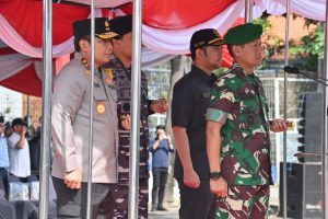 pangdam v brawijaya pimpin apel gelar pasukan tni polri dan pemprov jatim
