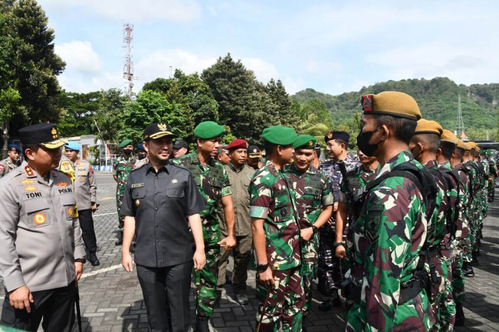 pangdam v brw pimpin apel gelar pasukan jamin keamanan di wilayah provinsi jatim1