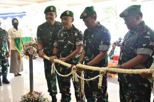 pangdam v resmikan gapura dan fasade rumkit dr. soepraoen