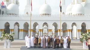 Peresmian Masjid Raya Sheikh Zayed Solo. (ist) - Jokowi dan Presiden UEA Resmikan Masjid Raya Sheikh Zayed Solo