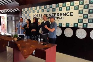 press conference batu art festival yang digelar di rumdin wali kota batu