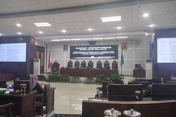 Rapat Paripurna DPRD Kota Malang. (ist) - Target Pajak di 2023 Diusulkan Naik hingga 60 Persen