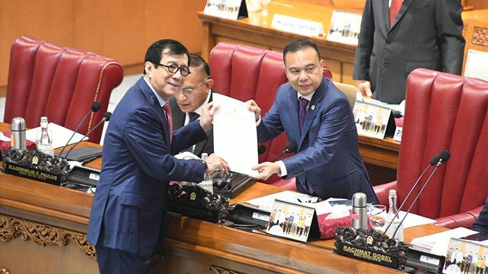 Sidang paripurna DPR RI. (ist) - DPR Resmikan RKUHP Jadi Undang-Undang