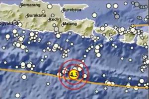 Gempa Jember. (ist) - Gempa M 6,2 Guncang Jember