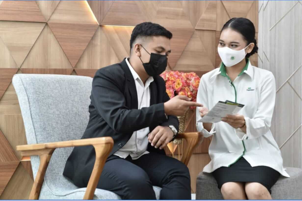 ilustrasi kemudahan pelayanan pegadaian dengan program gadai dari rumah
