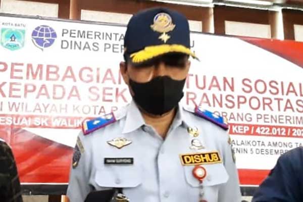 Kadishub Batu, Imam Suryono. (dik) - Dishub Batu Masih Kesulitan Mencari Lahan Untuk Bangun Terminal Tipe C