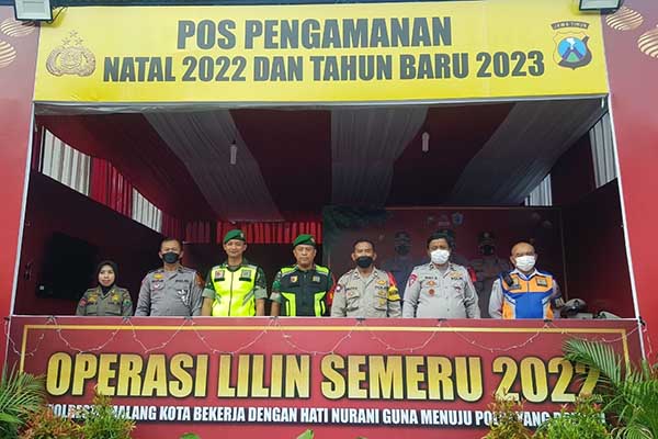 Personel gabungan pengamanan Nataru. (ist) - Kodim 0833 Kerahkan Personel Amankan Nataru