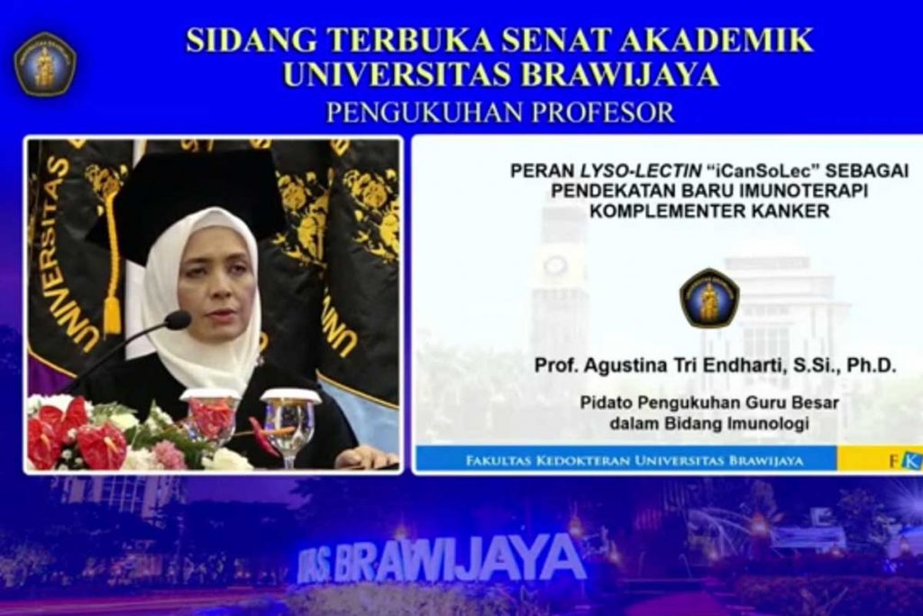 Prof Agustina Tri Endharti SSi PhD. (rhd) - UB Kukuhkan Gubes Imunologi dan Manajemen Keuangan
