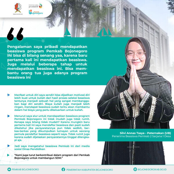 putra putri daerah berkontribusi tingkatkan sdm di bojonegoro