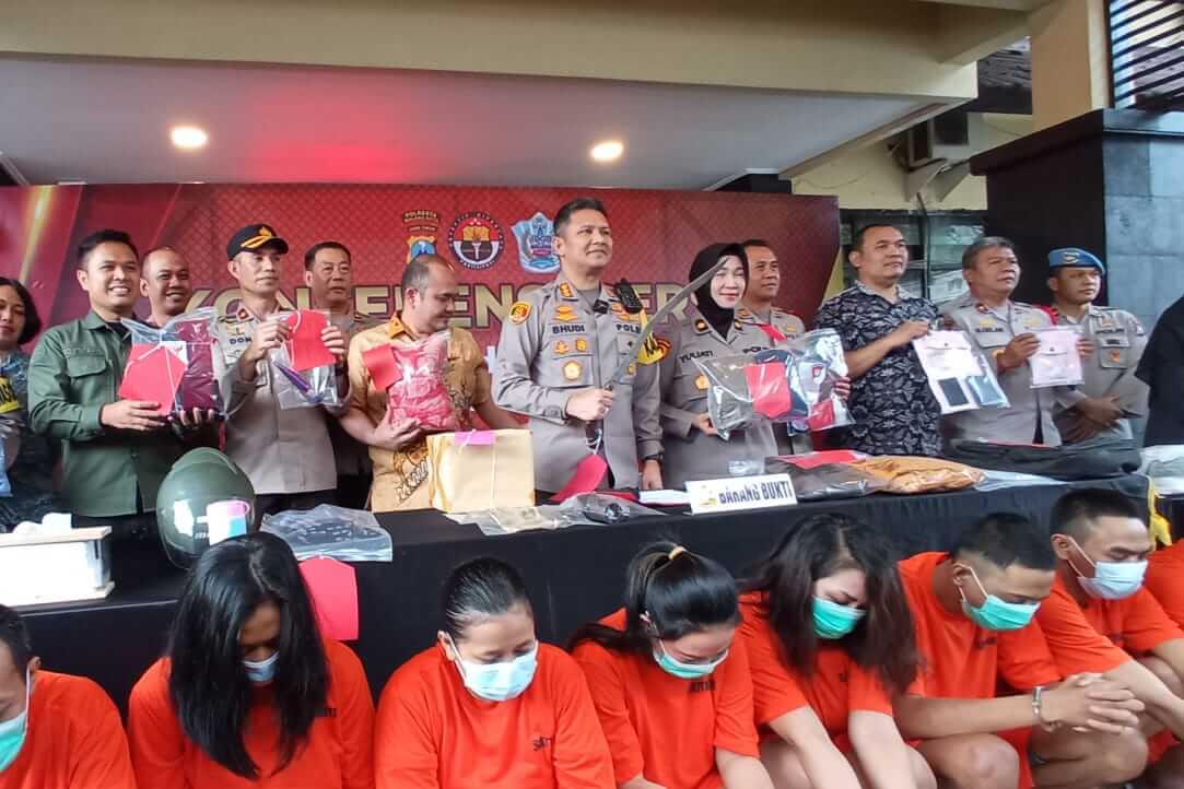 Rilis akhir tahun Polresta Malang Kota. (foto: ws7) - Polresta Malang Kota Miliki PR 56 Kasus Ranmor