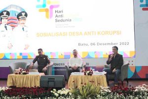Sosialisasi Desa Anti Korupsi dalam rangka memperingati Hari Anti Korupsi Sedunia. (ist) - Jelang Peringatan Hakordia, Pemkot Batu Gelar Sosialisasi Anti Gratifikasi