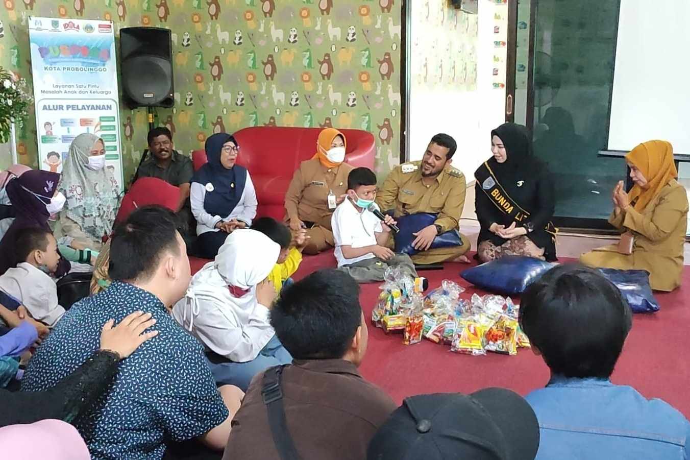 wali kota habib hadi berdialog anak berkebutuhan khusus