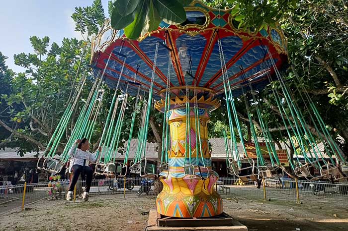 Wahana permainan anak. (ist) - Jelang Nataru, Wahana dan Fasilitas Pantai Bengkung Ditambah