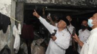 bupati malang meninjau kondisi pasar lawang