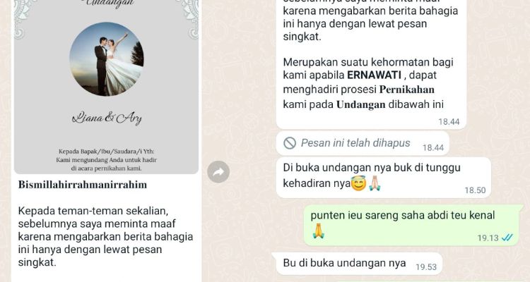 ft penipuan berkedok undangan pernikahan. (ist) - Bareskrim Polri Selidiki Penipuan Modus Undangan Pernikahan yang Raup Uang di Rekening