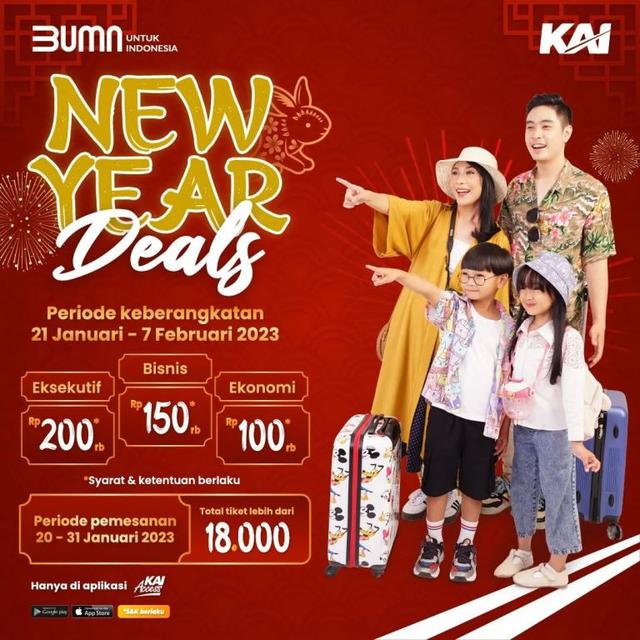 ft2 promo imlek kai. (ist) - PT KAI Siapkan Promo Tiket Spesial Imlek 2023