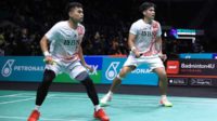 Ganda putra Indonesia Leo-Daniel. (ist) - Leo/Daniel Tambah Gelar di Indonesia Masters 2023