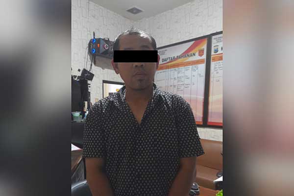 IS pelaku pencurian toko bangunan. (ist) - Spesialis Pencuri Toko Bangunan Diringkus