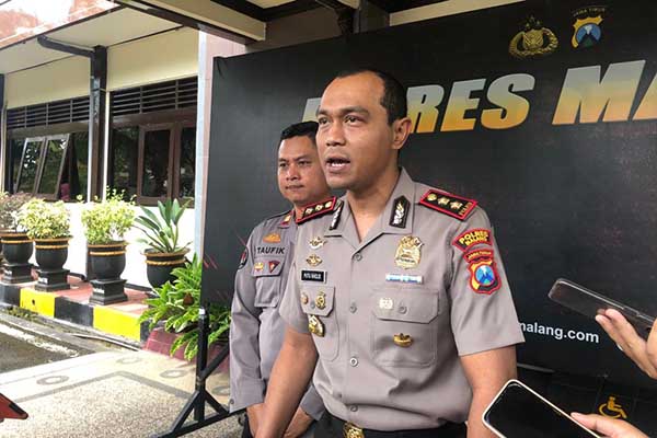 Kapolres Malang, AKBP Putu Kholis Aryana. (wul) - Operasi Lilin Semeru 2023 Usai, Volume Kendaraan Masih Tinggi
