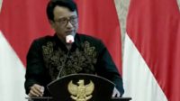 ketua phri batu, sujud hariadi dalam acara silaturahmi bersama pj. wali kota batu. (ist) - PHRI Batu Siap Beri Pelatihan Hospitality ke Pedagang Pasar Induk Batu