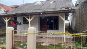 Lokasi rumah kasus keluarga keracunan. (ist) - Kronologi Pembunuhan Berantai Terungkap Usai Racuni Keluarga Sendiri di Bekasi