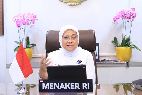 Menaker Ida Fauziyah. (ist) - Menaker Ida Soal Perppu Ciptaker: Untuk Lindungi Pekerja